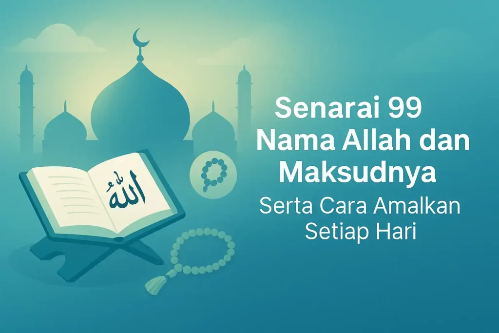 99 Nama Allah dan Maksudnya Serta Cara Amalkan
