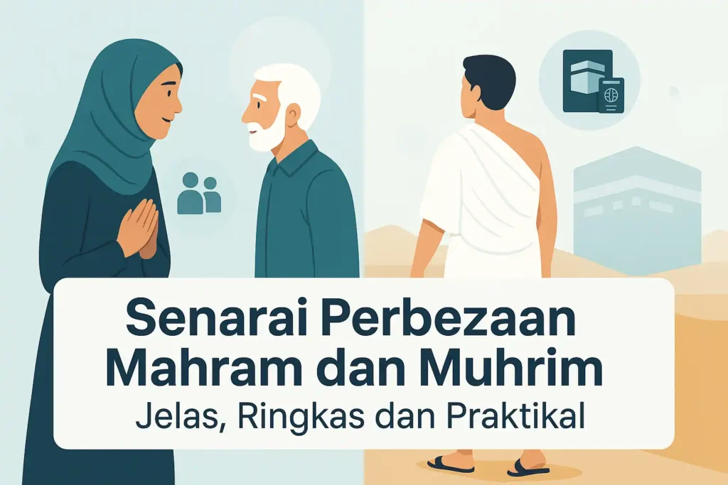 Apa Beza Mahram dan Muhrim