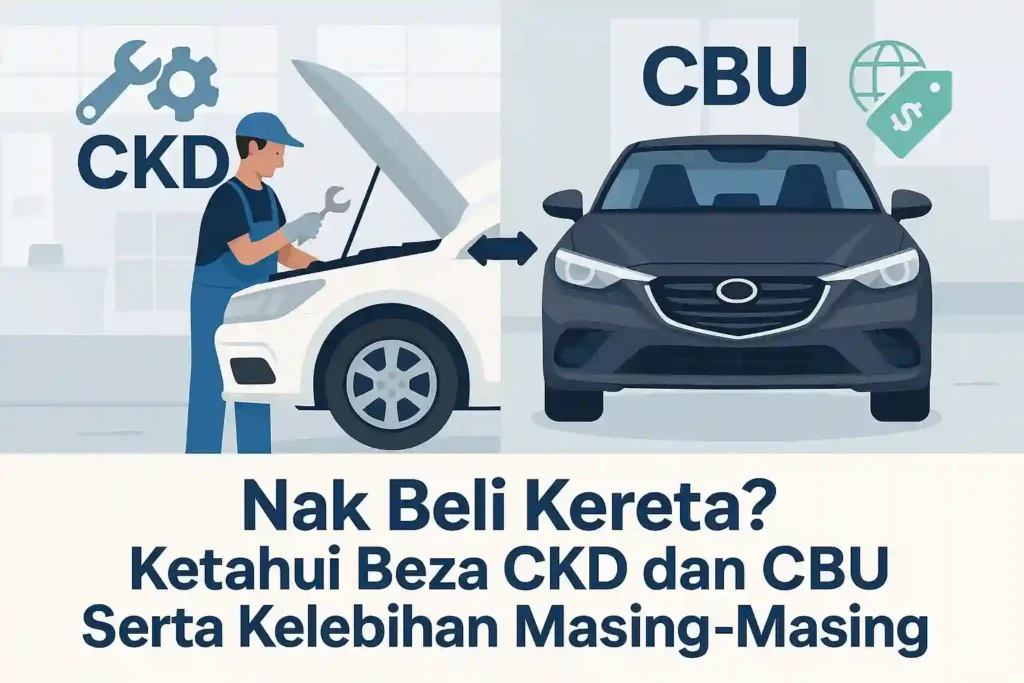 Beza CKD dan CBU di Malaysia: Harga & Kualiti