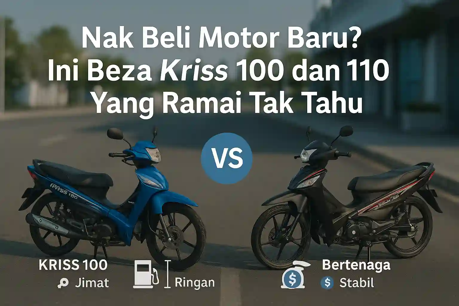 Beza Kriss 100 dan 110, Perlu Tahu Sebelum Beli!