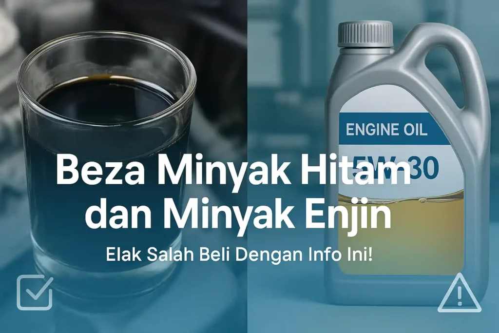 Beza Minyak Hitam dan Minyak Enjin