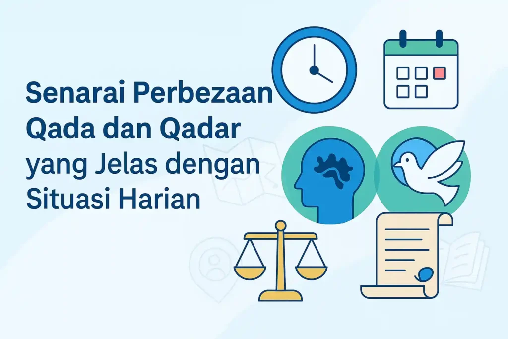 Beza Qada dan Qadar Dalam Islam