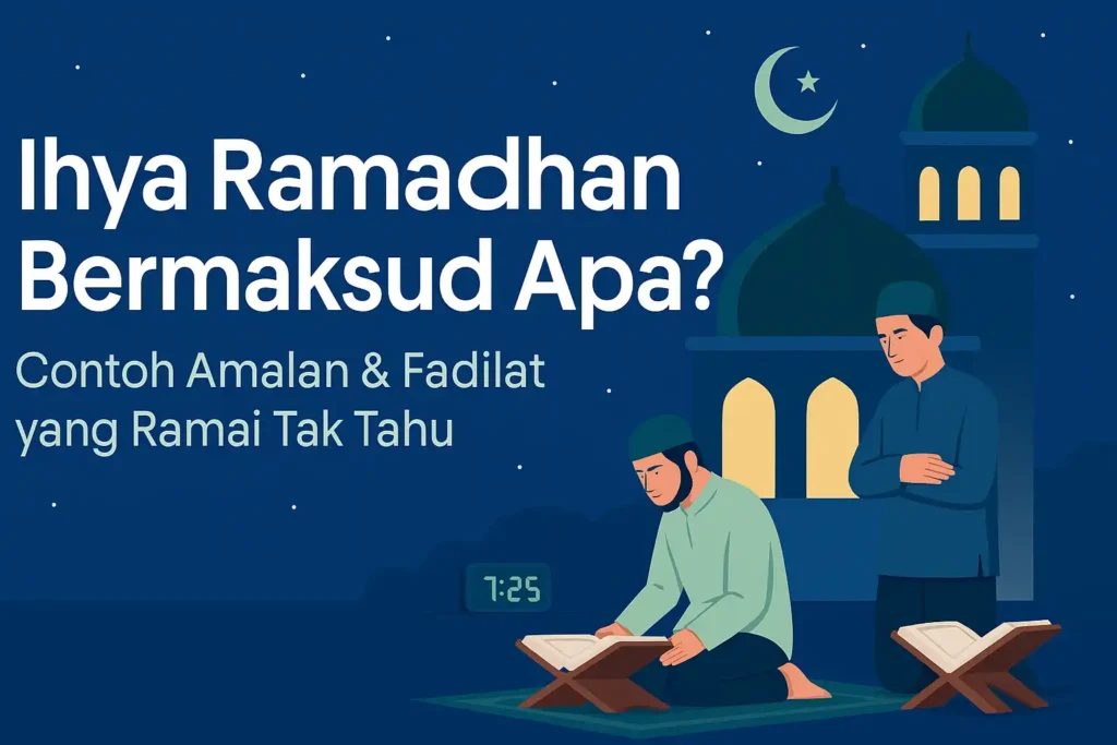 Maksud Ihya Ramadhan dan Cara Mudah Amalkan