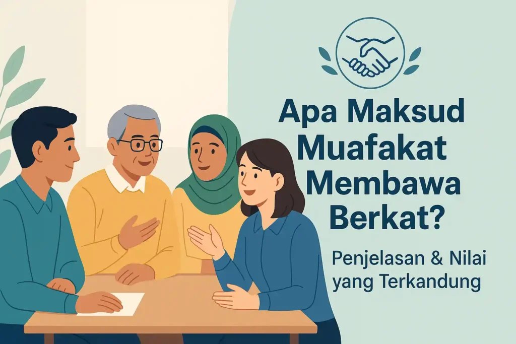 Maksud Muafakat Membawa Berkat