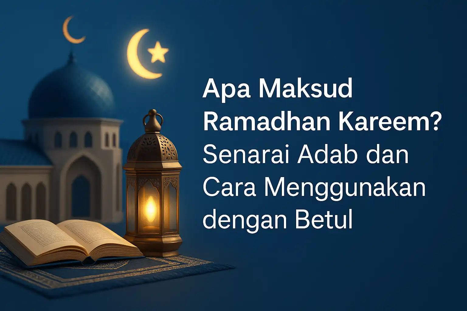 Maksud Ramadhan Kareem dan Ramadhan Mubarak