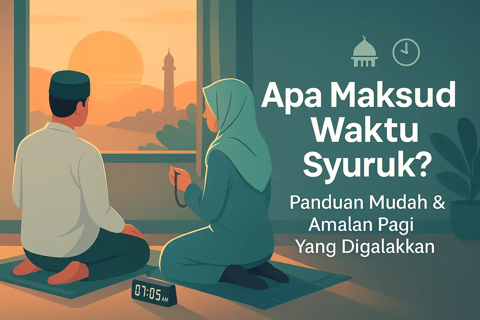 Maksud Waktu Syuruk dan Perbezaannya