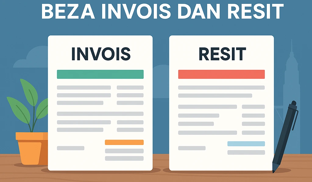 Beza Invois dan Resit Tujuan & Kandungan