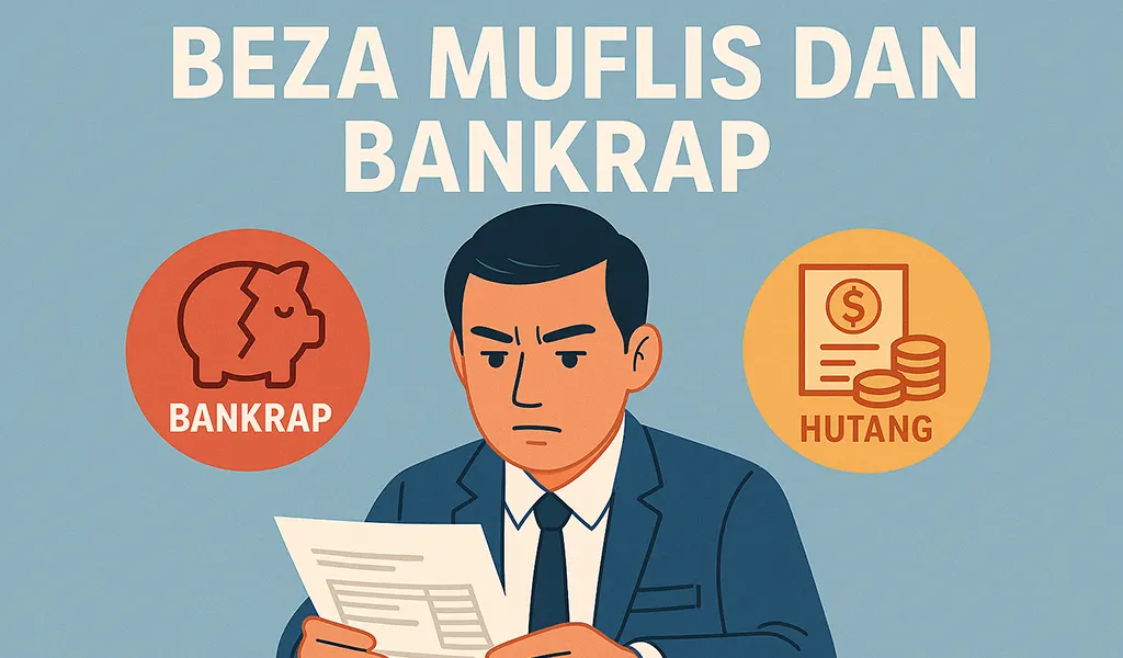 Beza Muflis dan Bankrap Mengikut Bahasa