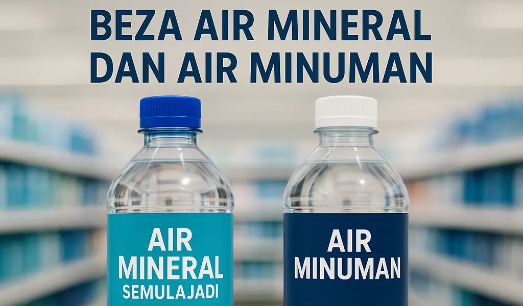 Beza Air Mineral dan Air Minuman Beza Air Mineral dan Air Minuman