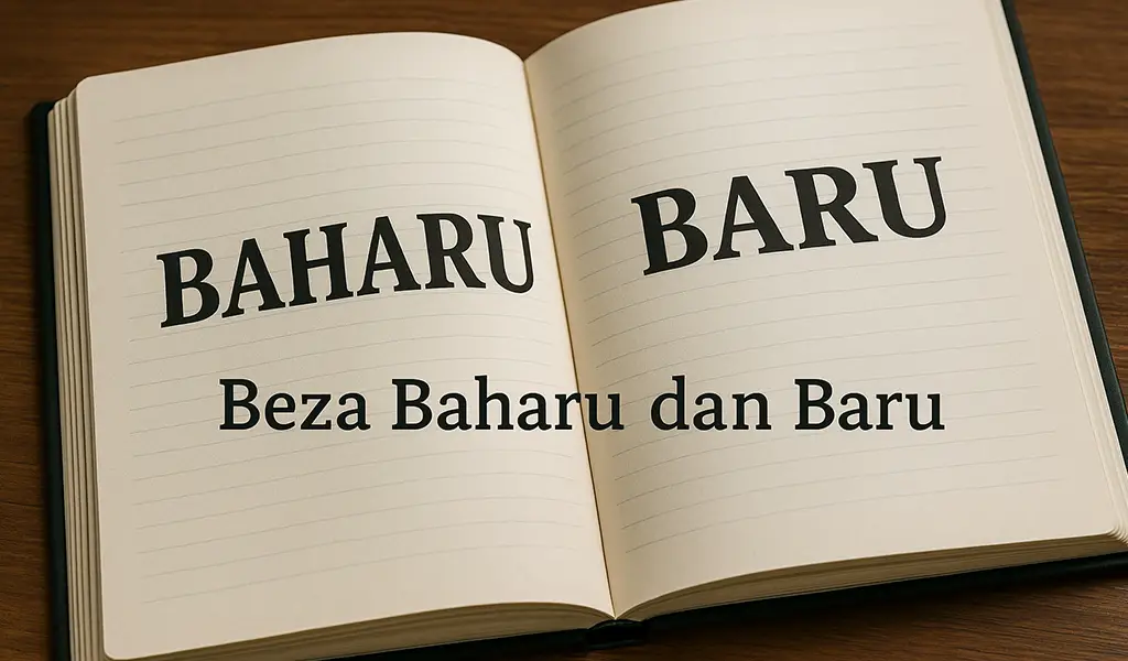 Beza Baharu dan Baru Beza Baharu dan Baru