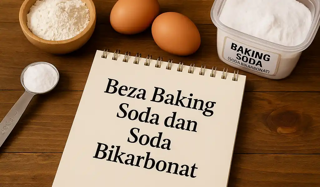 Beza Baking Soda dan Soda Bikarbonat
