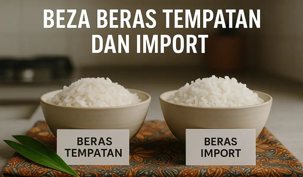 Beza Beras Tempatan dan Import