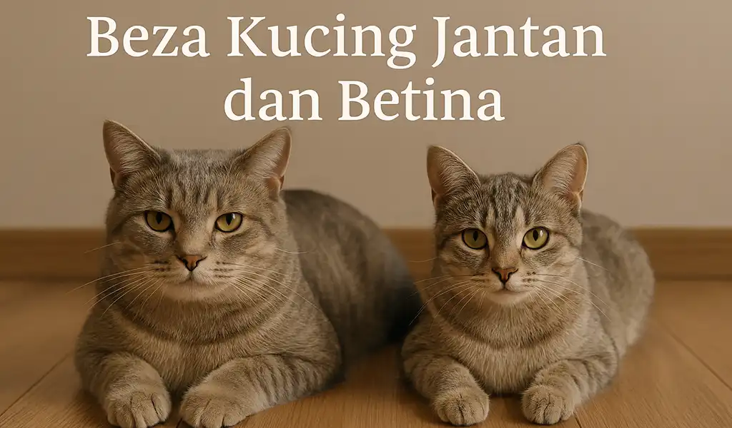 Beza Kucing Jantan dan Betina
