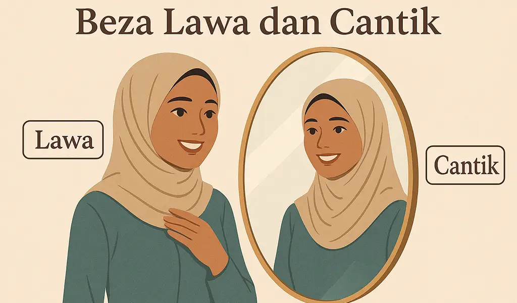 Beza Lawa dan Cantik