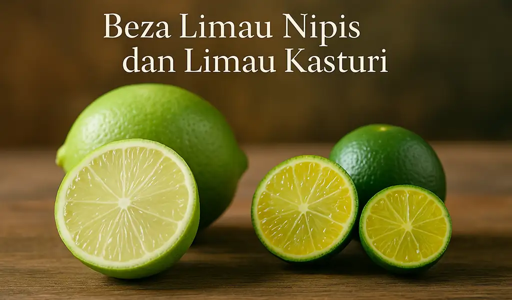 Beza Limau Nipis dan Limau Kasturi