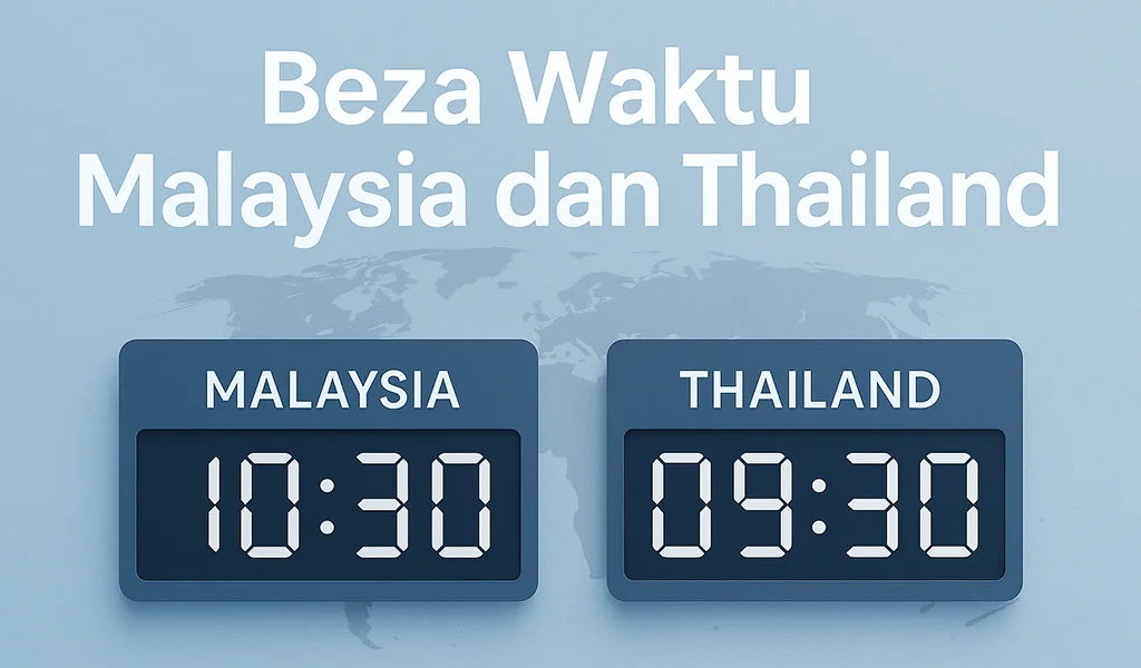 Beza Waktu Malaysia dan Thailand
