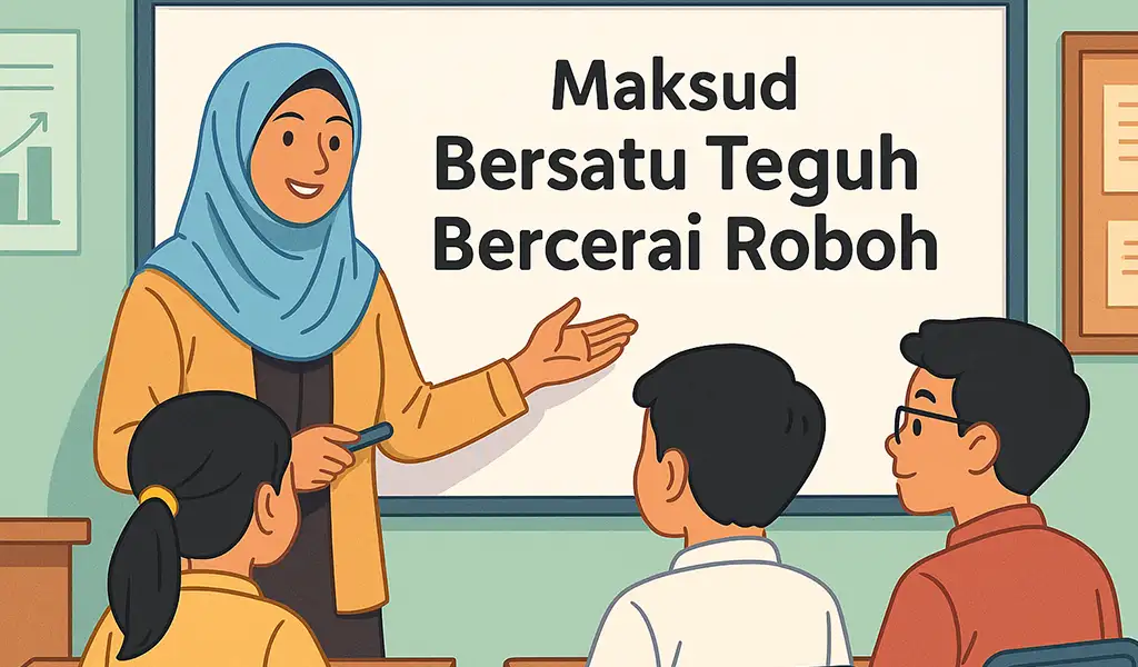 Maksud Bersatu Teguh Bercerai Roboh