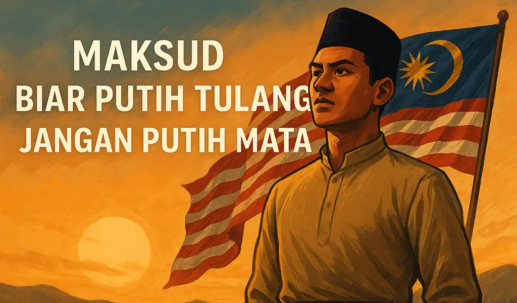 Maksud Biar Putih Tulang Jangan Putih Mata
