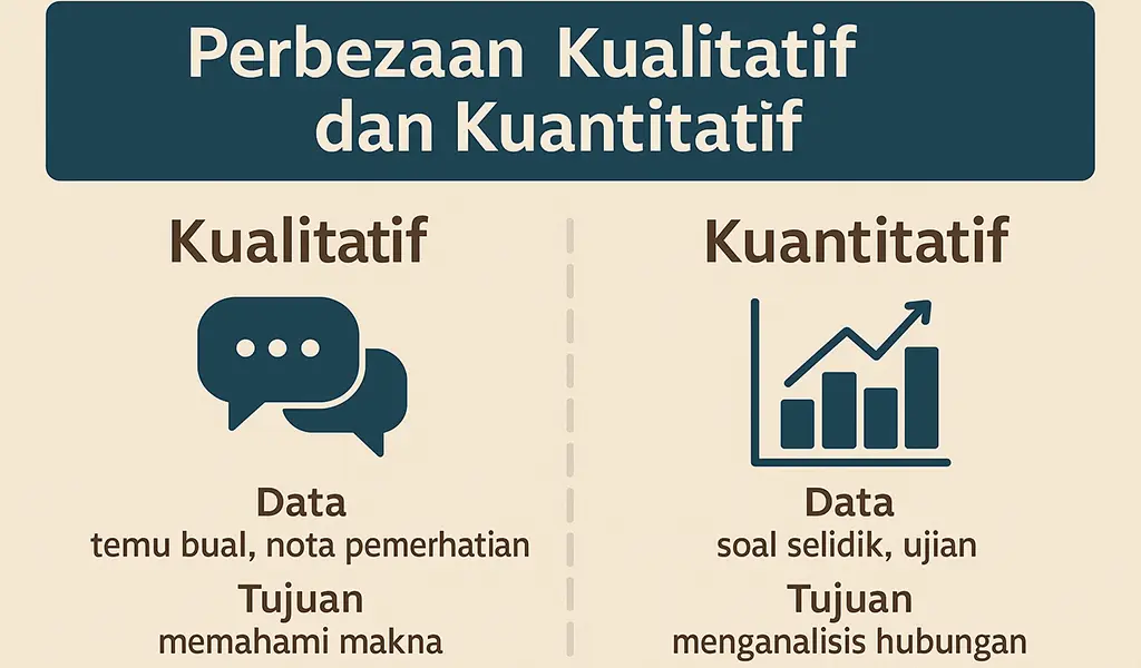 Perbezaan Kualitatif dan Kuantitatif